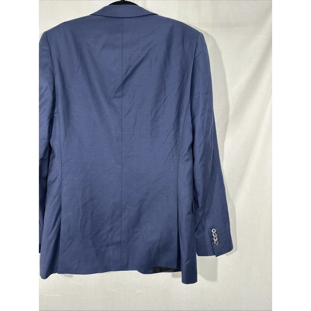 NEW Cavalli Class [ 48/42 ] Slim Fit Wool Suit‎ Jacket in Shinny Blue #U1903